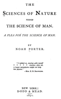 Porter title page